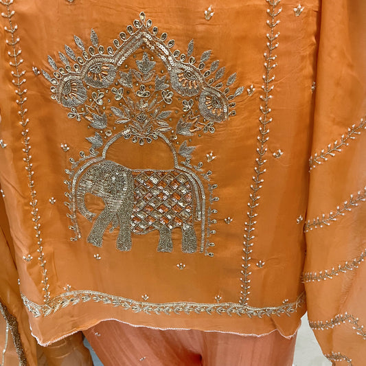 Dabka Pearl Embellished Suit